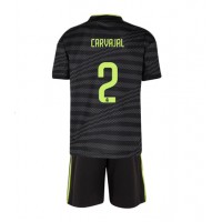 Real Madrid Daniel Carvajal #2 Fotballklær Tredjedraktsett Barn 2022-23 Kortermet (+ korte bukser)
